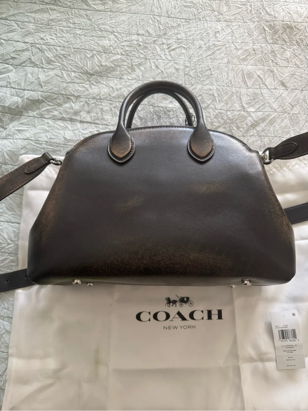 NWT Coach Loved Leather Empire 28 - Picture 2 of 14